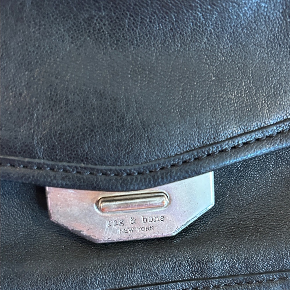 Rag & Bone Black Leather Crossbody Bag - Picture 7 of 7